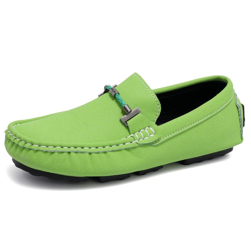 Instappers Mannen Comfortabel Casual Lopen Instapper Rijschoenen Plat Man Bruiloft Kantoor Feest Ademend Sneakers Mannen Schoenen Instappers 40 green