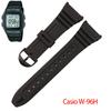 Harzarmband Geeignet für Casio W96H W-96H Uhrenarmband Sport Wasserdicht Dornschließe Uhrenzubehör Ersatz-Armband