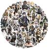 10/30/60pcs Camouflage Female Soldiers Stickers Cool Anime Girl Decal DIY Motorcycle Luggage Guitar Cartoon Graffiti Sticker Toy