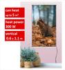 Картина-обогреватель "Кошка и осень" на пленке Monocrystal 105x60 см 300 Вт