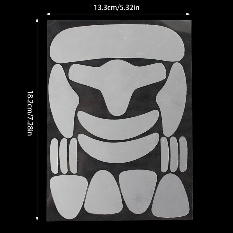 16Pcs Reusable Face Silicone Face Forehead Cheek Chin Sticker Face Skin Lifting Patches
