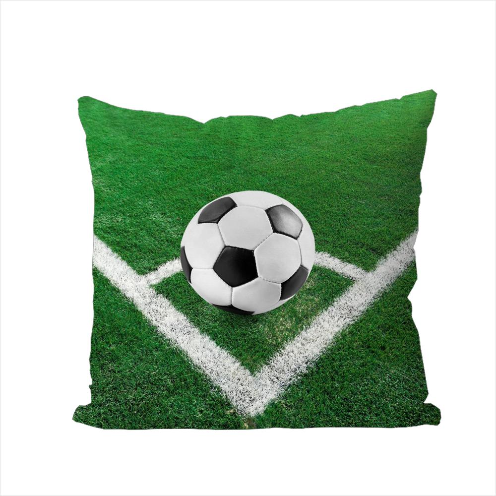 Футбольная Наволочка Для Автомобиля Дивана Декоративная Домашняя Двусторонняя Печать Плюшевая Квадратная Подушка Декоративная Наволочка 30x30cm