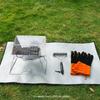 Silicone-Coated Glass Fiber Cloth Fireproof-Mat Indoor-Fireplace Mat-Camping