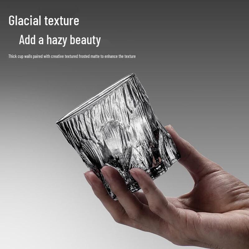 Retro Glacier High-End Glass Drinking Cup
