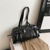 Ielgy Retro Portable Commuter Bag Niche Underarm Bag Simple Large-Capacity Shoulder Tote Bag