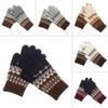 Fashion Thick Elastic Touch Screen Mittens Winter Gloves Full Finger Gloves Knitted