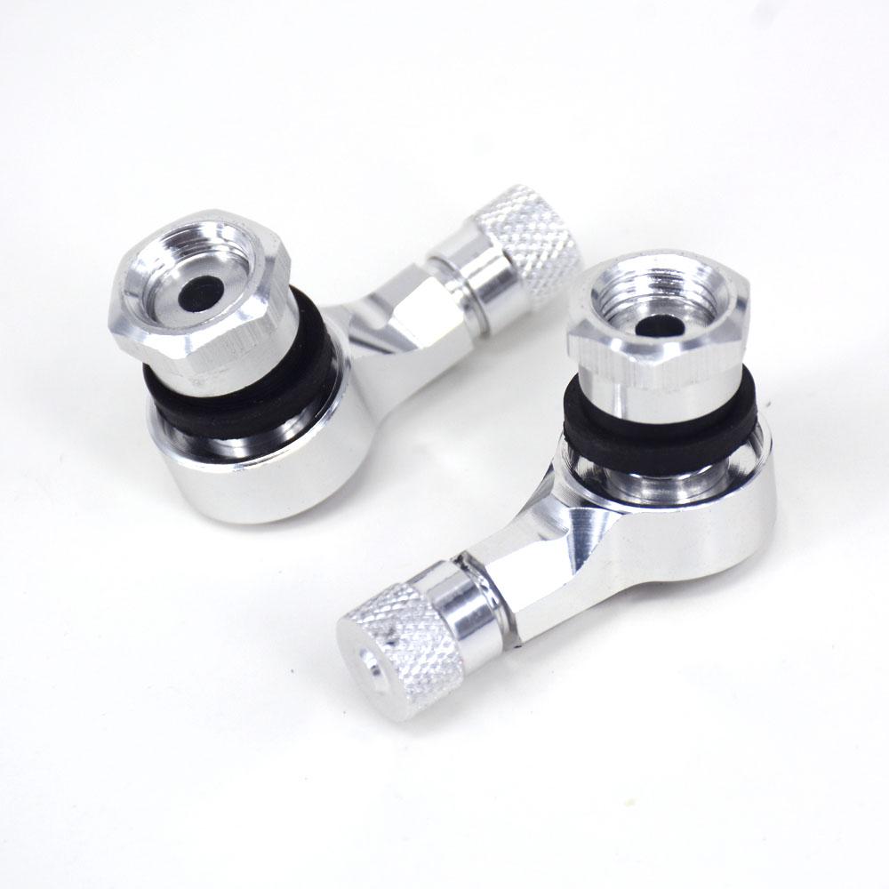 Motorcycle CNC 10mm 90 Degree Wheels Tire Tyre Valve Stems Caps For YAMAHA R1 R6 FZ6R FZ6 XJ6S XJR400 FZ1 HONDA KTM KAWASAKI