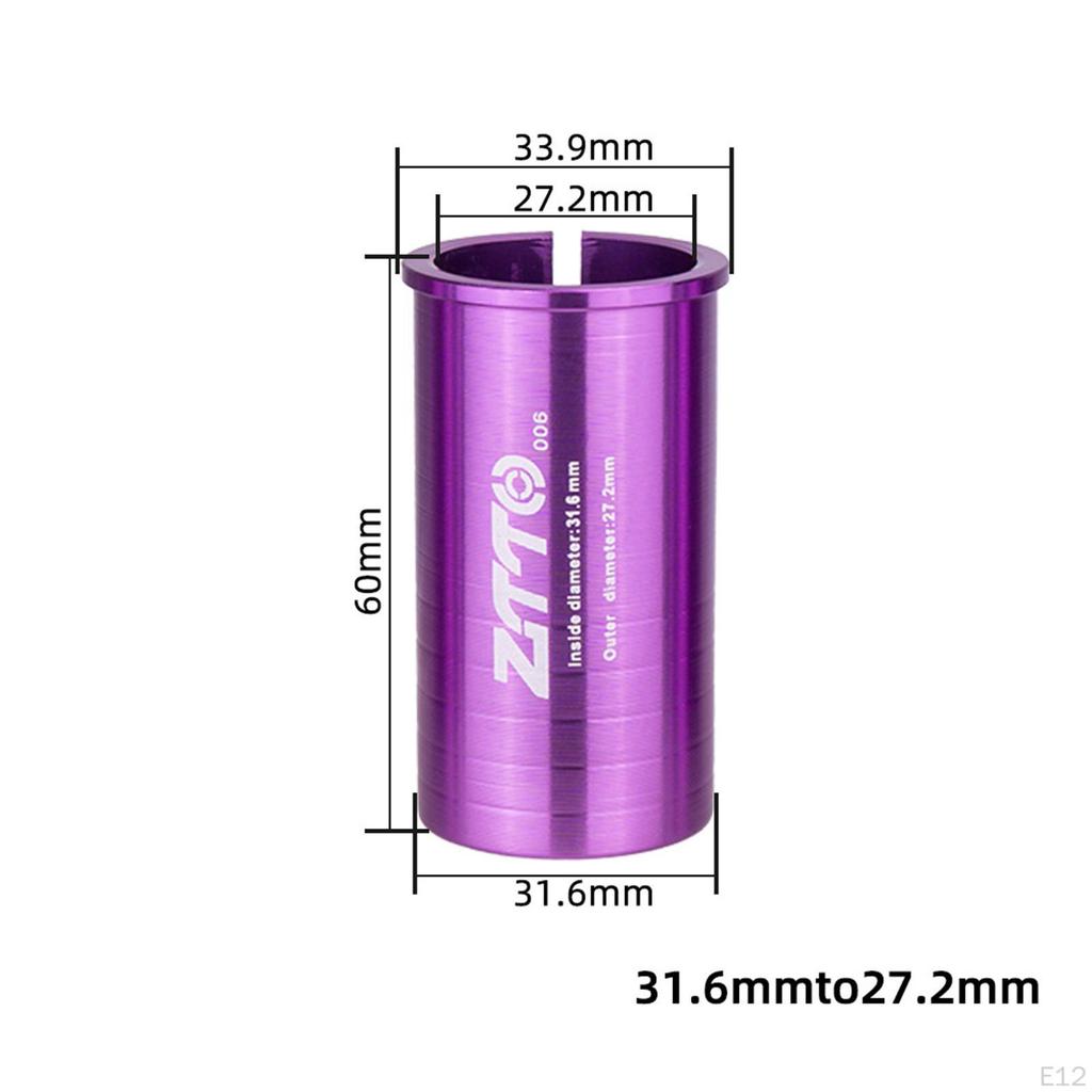 Bike Adapter, Reducer Sleeve Conversion Made of Aluminum, Rustproof And Hard