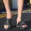 Spring Slippers Man Jelly Slippers  Platform Outdoor Breathable Beach Anti-slip Slippers Summer Main Push Slippers