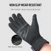 Herren Winter Wasserdichte Fahrradhandschuhe Touchscreen Fleece Warm Rutschfest Vollfinger für Outdoor-Sportarten Laufen Motorrad Ski