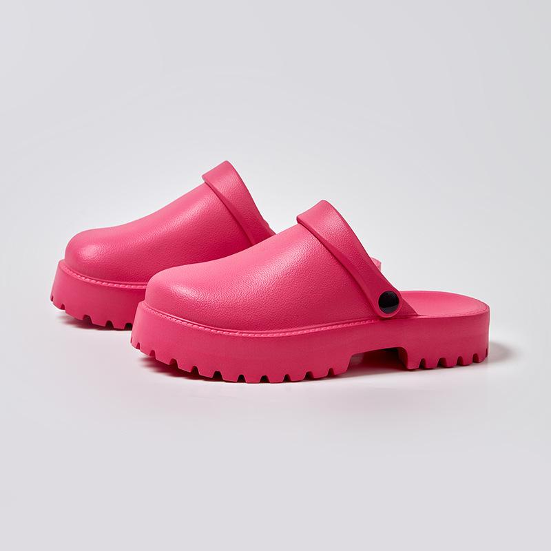 Fashion Litfun Sommer Mode Plateau Sandalen für Damen Outdoor Anti-Rutsch Dicke Sohle EVA Strand Badeschuhe Damen Neu Komfort Gartenschuhe