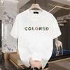 Trendy Brand Short-Sleeved Pure Cotton Men'S Printed T-Shirt Trendy Men'S And Women'S Versatile Round Neck T-Shirt Men'S