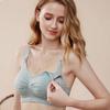 Pregnant Women's Front-opening Large-size Nursing Bra for Breastfeeding Gathered and Anti-sagging Large Cup Underwear