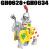Medieval Military Europe King Soldier Figures Building Blocks Castle Lion Knight Sword Infantry Weapon Warrior Bricks Toys Gifts