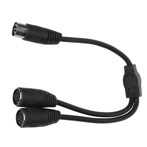 DIN 8-Pin Splitter Adapter Cable, 0.8-Pin Male to 2.8-Pin Female DIN Cable, 8-Pin Signal Audio Connection Cable
