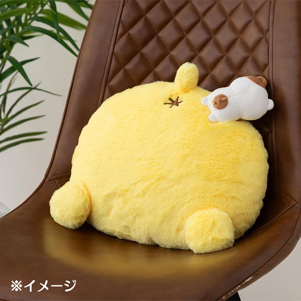 Sanrio Pompompurin Cushion and Friendship Polyester 619493 (Purin Muffin's Time)