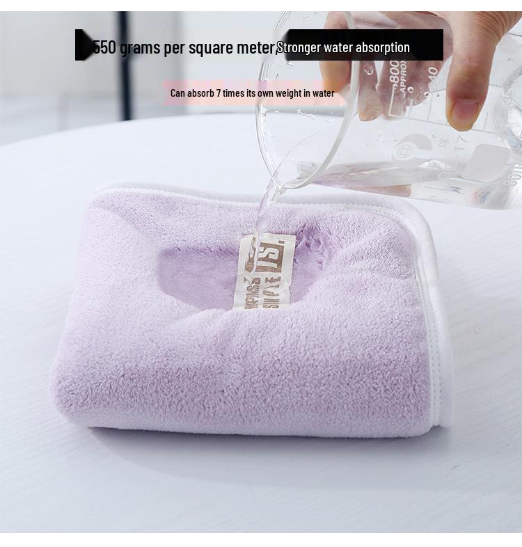 Super Thick 530g Coral Fleece Bath Towel - Large, Quick-Dry, Absorbent for Women & Adults