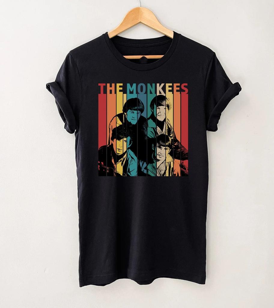 The Monkees Retro Vintage Collection Black Size S-4XL T-Shirt AC528