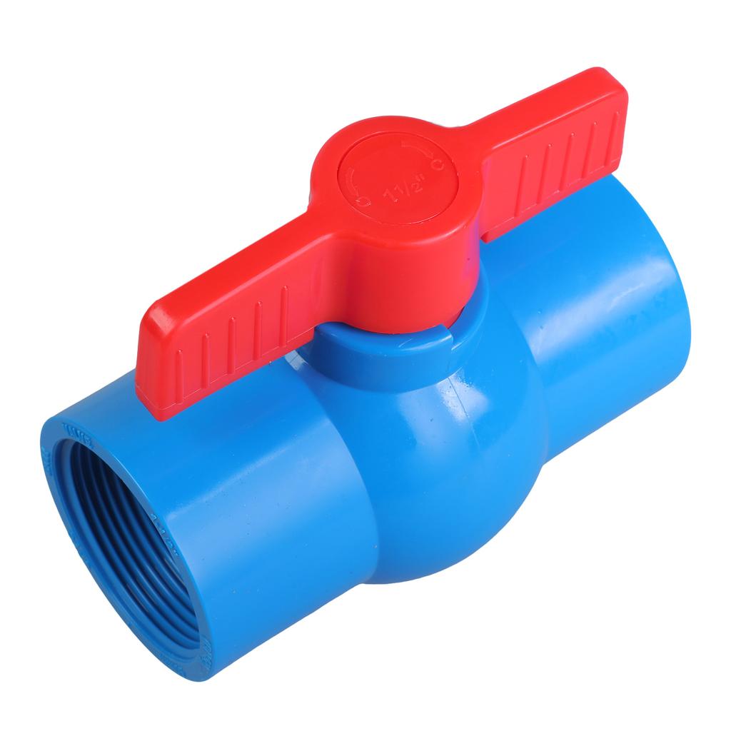 Practical Sturdy PVC Manual Round Valves Right Twist Simple Use 47mm Suitable for Home And Industrial Applications