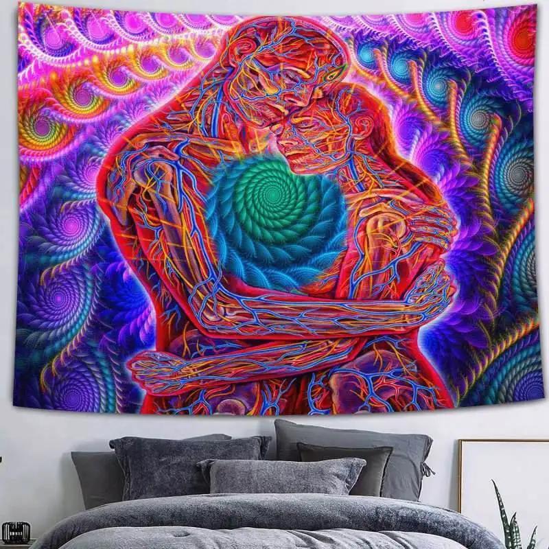 VIKAMA Interstellar Walk Tapestry Dreamy CosmicStyle Decorative Backdrop For Bedroom Headboards Room Decoration