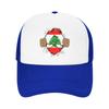 Lebanese Lebanon Flag Mesh Baseball Cap Adult Sport Sun Caps  Hats Adjustable Summer Trucker Hats