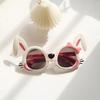 Children Girl'S Super Cute Little Rabbit Sunglasses Stylish Cartoon Children'S Glasses Baby Photography Cute Sun Glasses