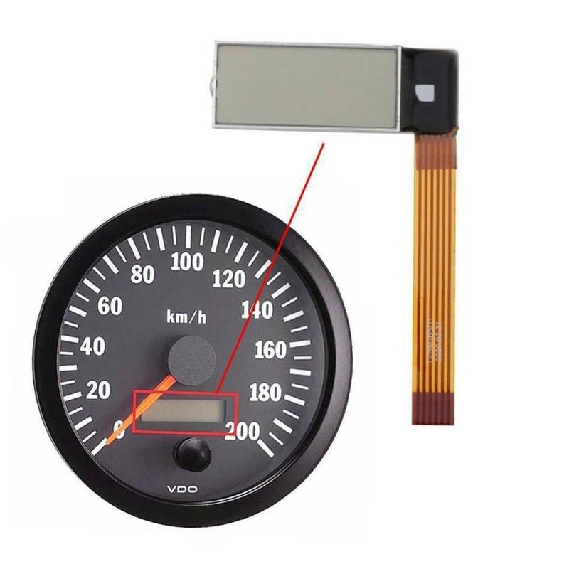 ABHX-For Volvo Penta Marine Yanmar Tachometer Hour Meter LCD Display & Ribbon
