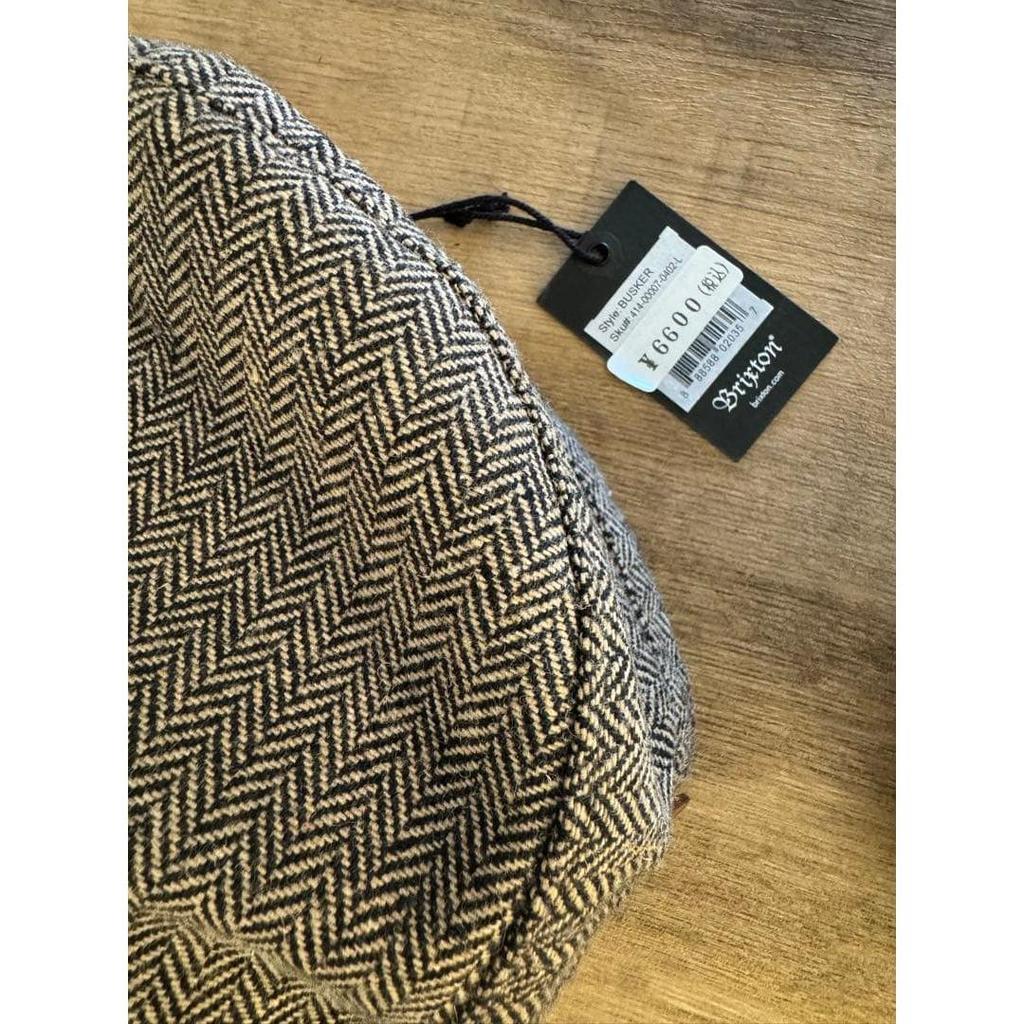 Used BRIXTON Busker Herringbone Pattern Casquette