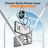 For Nothing Phone (3a) Pro Case Compatible with MagSafe Hard PC Metal Frame Frosted Phone Back Cover