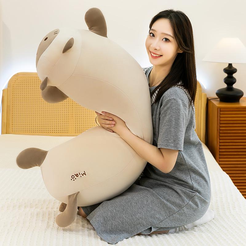 Cuscino Abbracciabile Peluche Gatto Carino per Bambini - Compagno del Sonno e Regalo di Compleanno