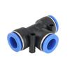 Bingyu Pneumatic PE-12 T-Type Quick Connect Air Fitting, 12mm