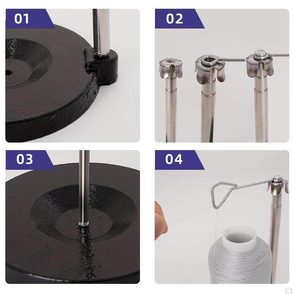 Single Thread Stand DIY Embroidery Spool Shelf Holder Rack for Home Beginners