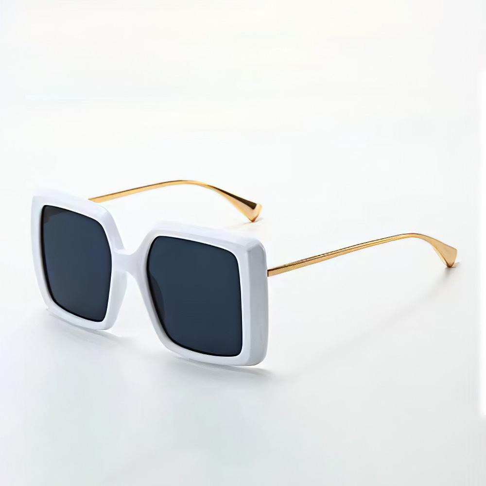 Vintage Trendy Sunglasses For Women Metal Frame Multi-Color Gradient Fashion Glasses For Women Gifts For Friend Glasses Women