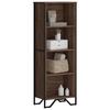 VidaXL Bookcase Brown Oak 50x31x137.5 Cm Engineered Wood, Shelf, Bookshelf, Storage Shelf, Cabinet 848613
