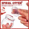15pcs Snow Globes For Adults Kids Plastic Snow Globe 150ml/300ml Transparent Christmas Balls Halloween Candy Bottles Favor Gifts