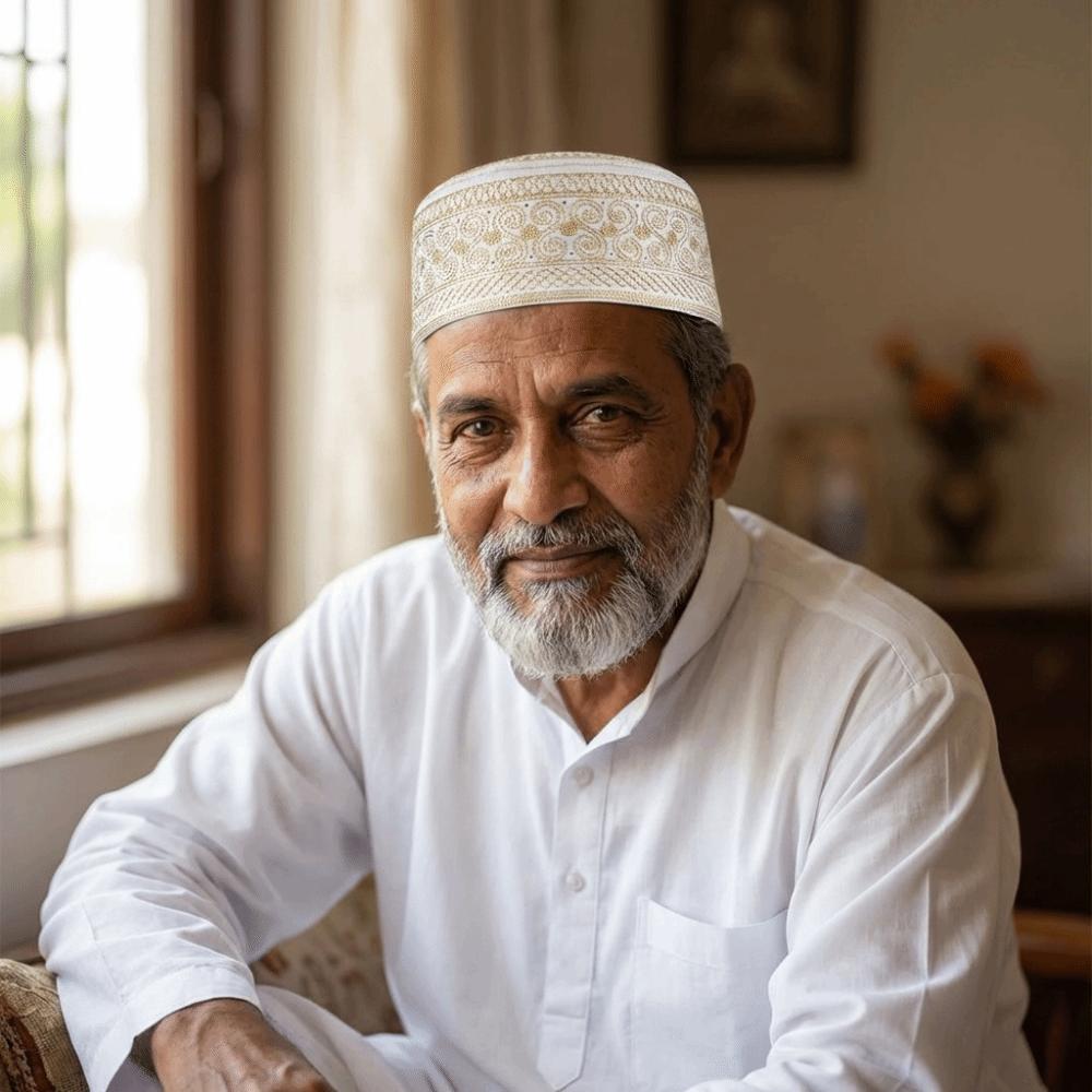 Traditional Muslim Hat Round Embroidery Jewish Hat Cultural Accessory Worshipping Hat  Leisure Wear