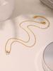 Qiong Yao European American Fashion Pearl Flower Multi-layer Necklace with Light Luxury Design and Stainless Steel Clavicle Chain
