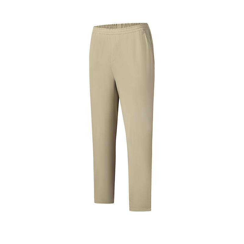 Fila Fitness Series Mountain Style Outdoor Comfortable Versatile Fashion Simple Casual Pants Men Bottoms Squirrel-Khaki A11M621809FBG