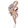 Versatile Rhinestone & Pearl Brooch for Women - Elegant Suit Accessory