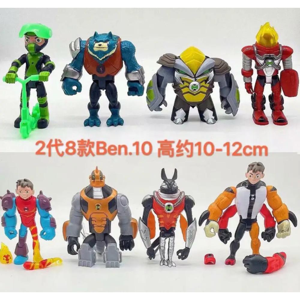 

Бен 10 Фигурка Украшение Игрушки Модель Дикий пес Серый Вещество XLR8 Гумангозавр Рэт Коллекция Фигурок Дети Подарок Игрушки