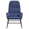 Rocking Chair Blue Fabric