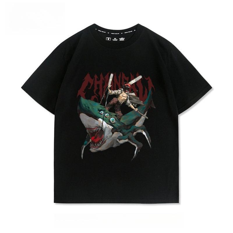

Chainsaw Unisex Retro Anime Printed Tshirt Unisexs and Womens Tshirt Unisexs Top Sports Tshirt 2026 Summer New Tee S
