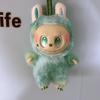 Cartoon Labubu V3 Plush Toy Stuffed Anime Vinyl Face Love Serenity Labubu Doll Bag Pendant Key Chain Birthday Gifts Girl