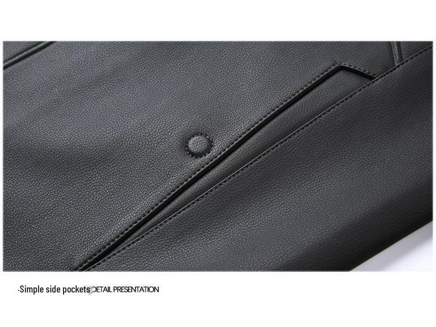 Men's Versatile Hooded Leather Jacket - Plus Velvet, Thickened Sheepskin, Warm Casual Dad Style Outerwear for All Ages