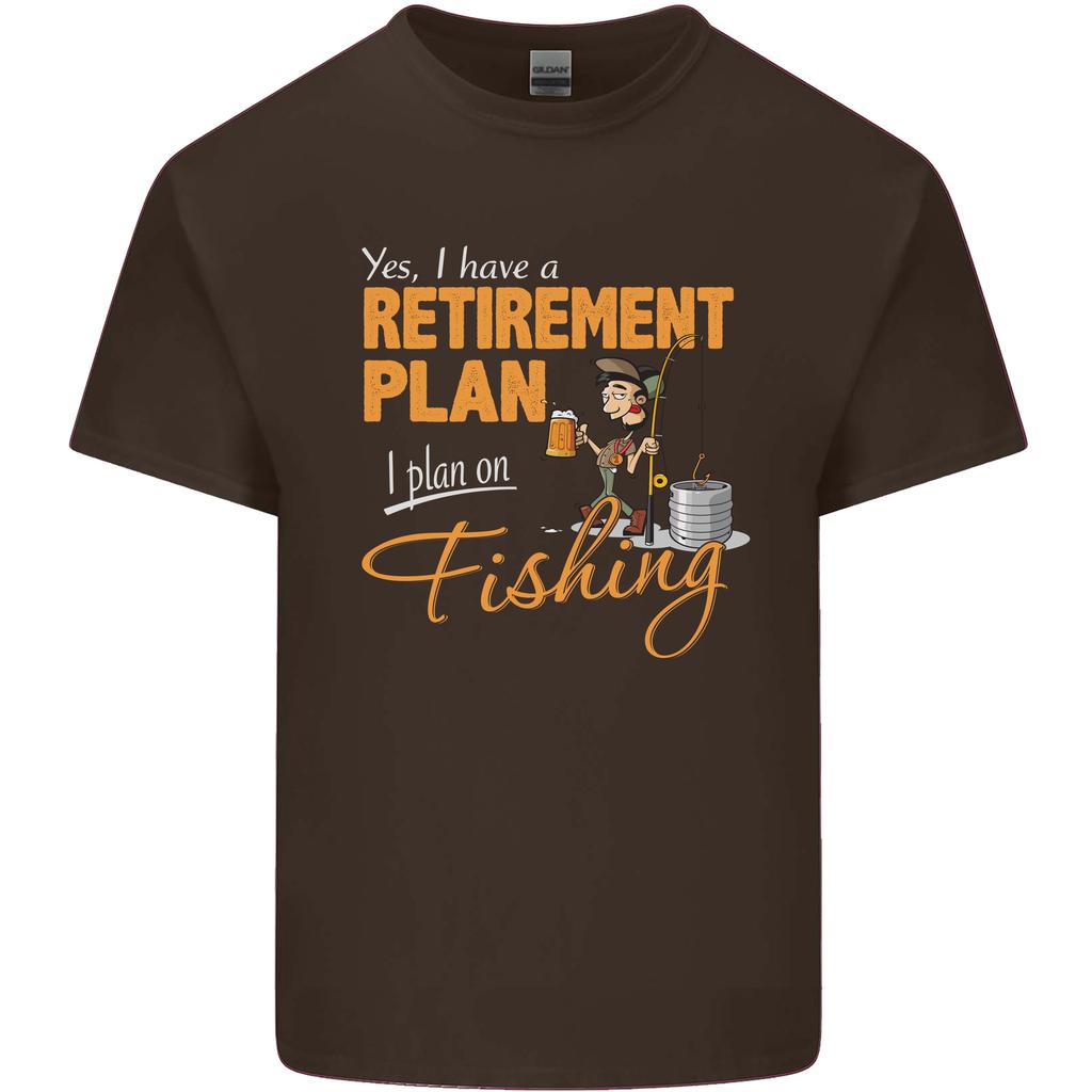 RetireUnisext Plan Fishing Funny FisherUnisex Unisexs Light Cotton TShirt