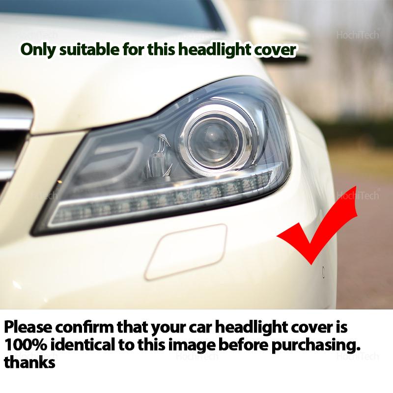 For Mercedes Benz C Class W204 2011-2014 C180 C200 C260 Headlight Cover Car Headlamp Lens Glass Replacement Front Lamp Shade