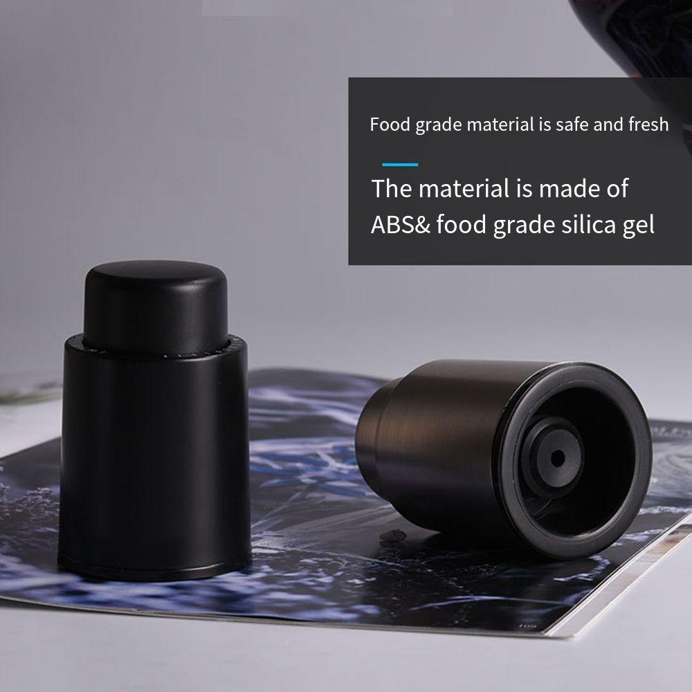 1/2Pcs Sealed Storage Vacuum Wine Stoppers Reusable Wine Corks Gifts Wine Bottle Stoppers  Wine