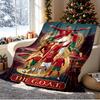 Cristiano Ronaldo Pattern Blanket for Home Decoration, Bed, Sofa, Car Travel, Camping, Suitable for All Seasons, Birthday Christmas Gift
