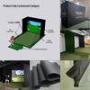 ZOCO Golf Simulator Hitting Screen CN plug (adapter included)