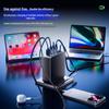 GaN Multi-Port Fast Charger with Retractable Cable for Huawei, Apple & Android Devices.